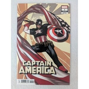 Marvel Captain America #1 Adam Hughes Variant Cover 2018 NM Range